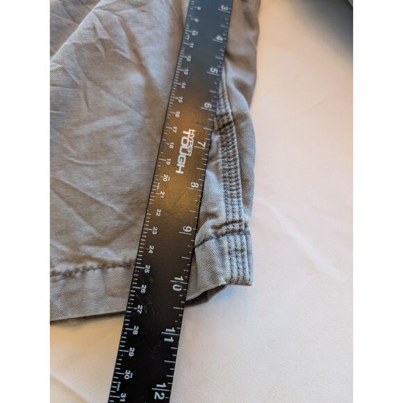 Carhartt Relaxed Fit Cargo Utility Work Shorts Size 32 Gray - Picture 4 of 8